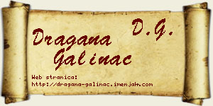 Dragana Galinac vizit kartica